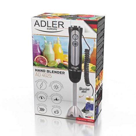 Adler | AD 4625b | Hand blender | Hand Blender | 850 W | Number of speeds 5 | Turbo mode | Black - 6